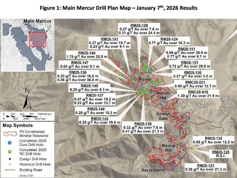 REVIVAL GOLD INTERCEPTS 1.8 G/T GOLD OVER 26 METERS