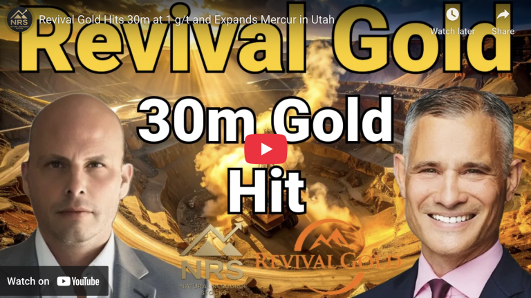 Revival Gold Hits 30m at 1 g/t and Expands Mercur in Utah