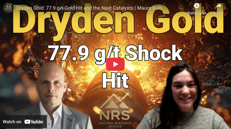 Dryden Gold: 77.9 g/t Gold Hit and the Next Catalysts | Maura Kolb