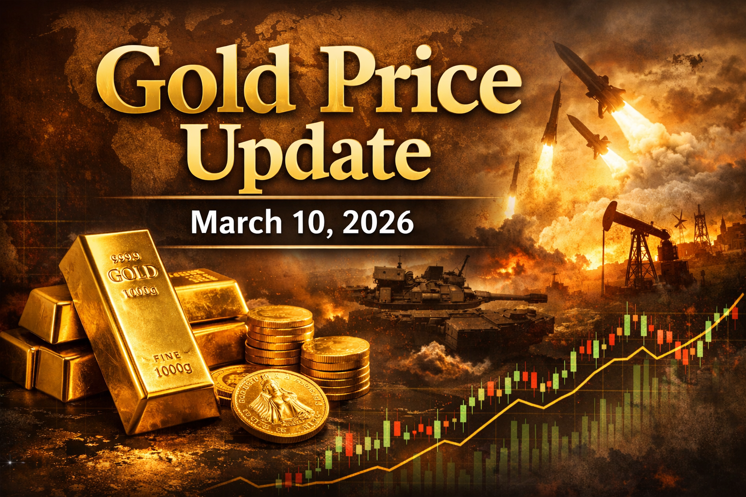 Gold Price Today – March 10, 2026: Latest Market Update & Trends