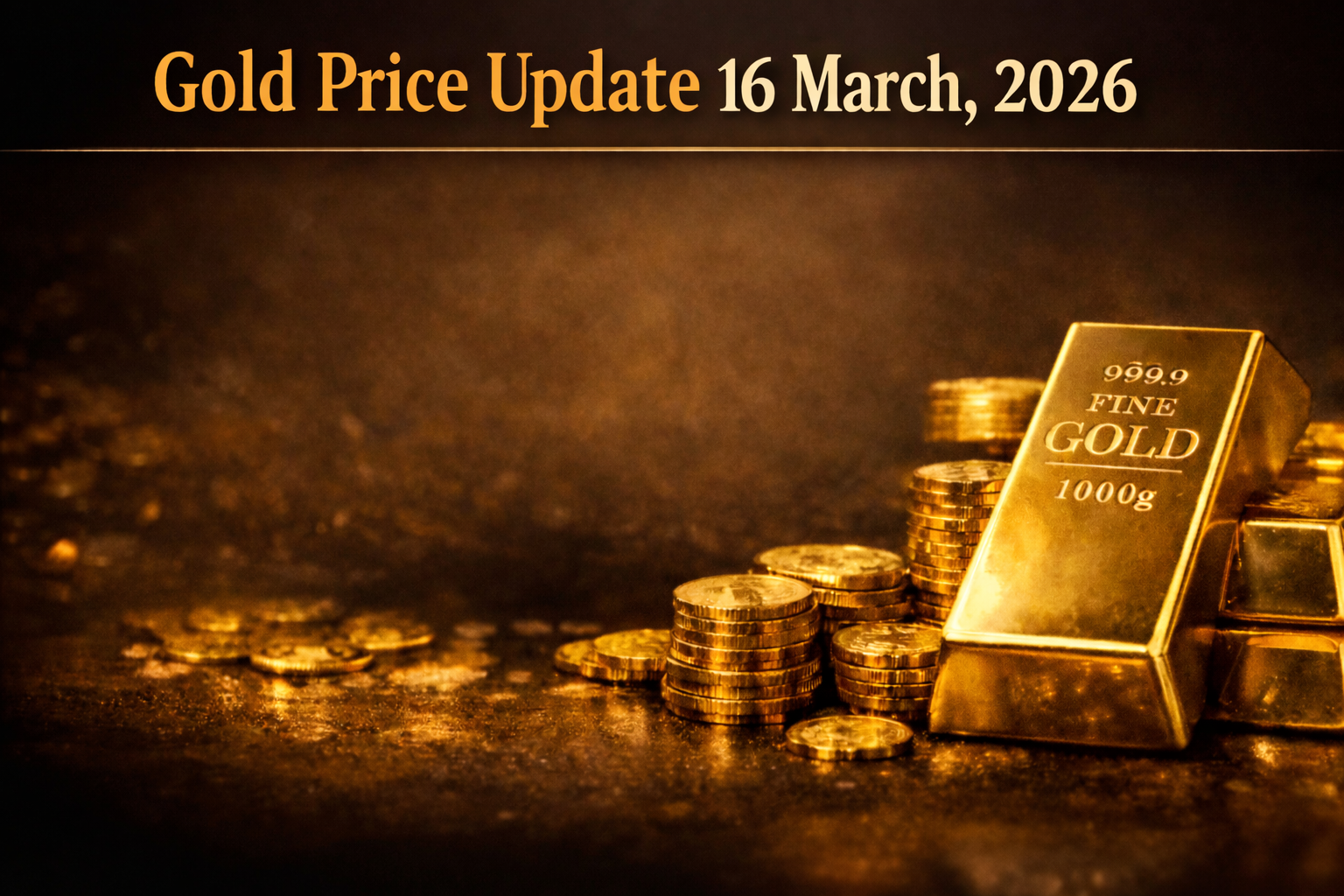 Gold Price Today – March 16, 2026: Latest Market Update & Trends