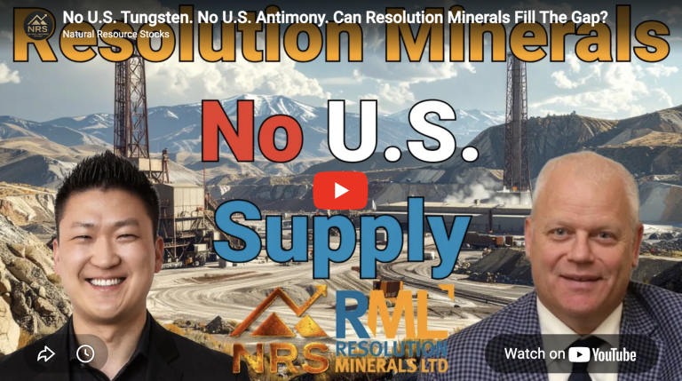 No U.S. Tungsten. No U.S. Antimony. Can Resolution Minerals Fill The Gap?