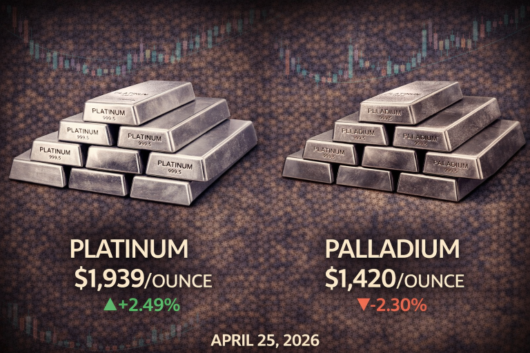 Why platinum and palladium prices are moving today: key market drivers (Mar. 25, 2026)