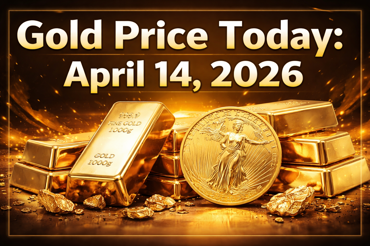Gold Price Today – April 14, 2026: Latest Market Update & Trends
