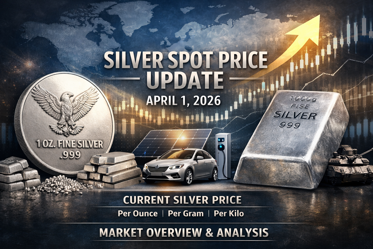 Silver Price Today – April 1, 2026: Latest Market Update & Trends