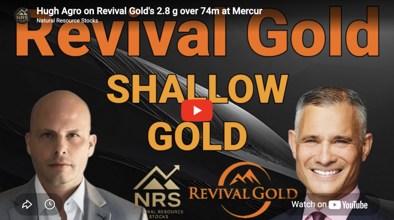 Hugh Agro on Revival Gold’s 2.8 g over 74m at Mercur