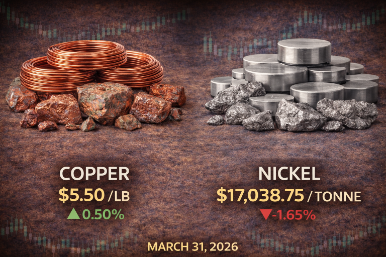 Why copper and nickel prices are moving today: key market drivers (Mar. 31, 2026)