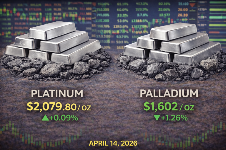 Why platinum and palladium prices are moving today: key market drivers (Apr. 14, 2026)