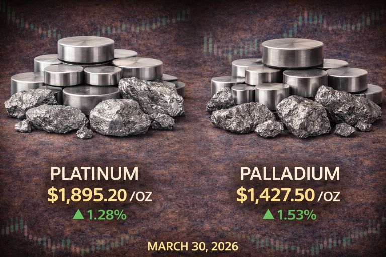 Why platinum and palladium prices are moving today: key market drivers (Mar. 30, 2026)