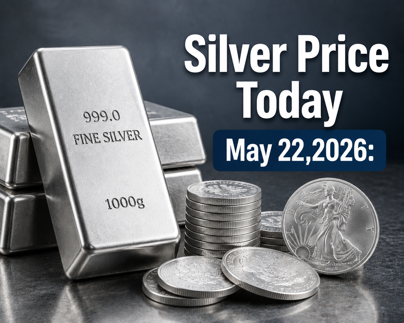 Silver Price Today – May 22, 2026: Latest Market Update & Trends