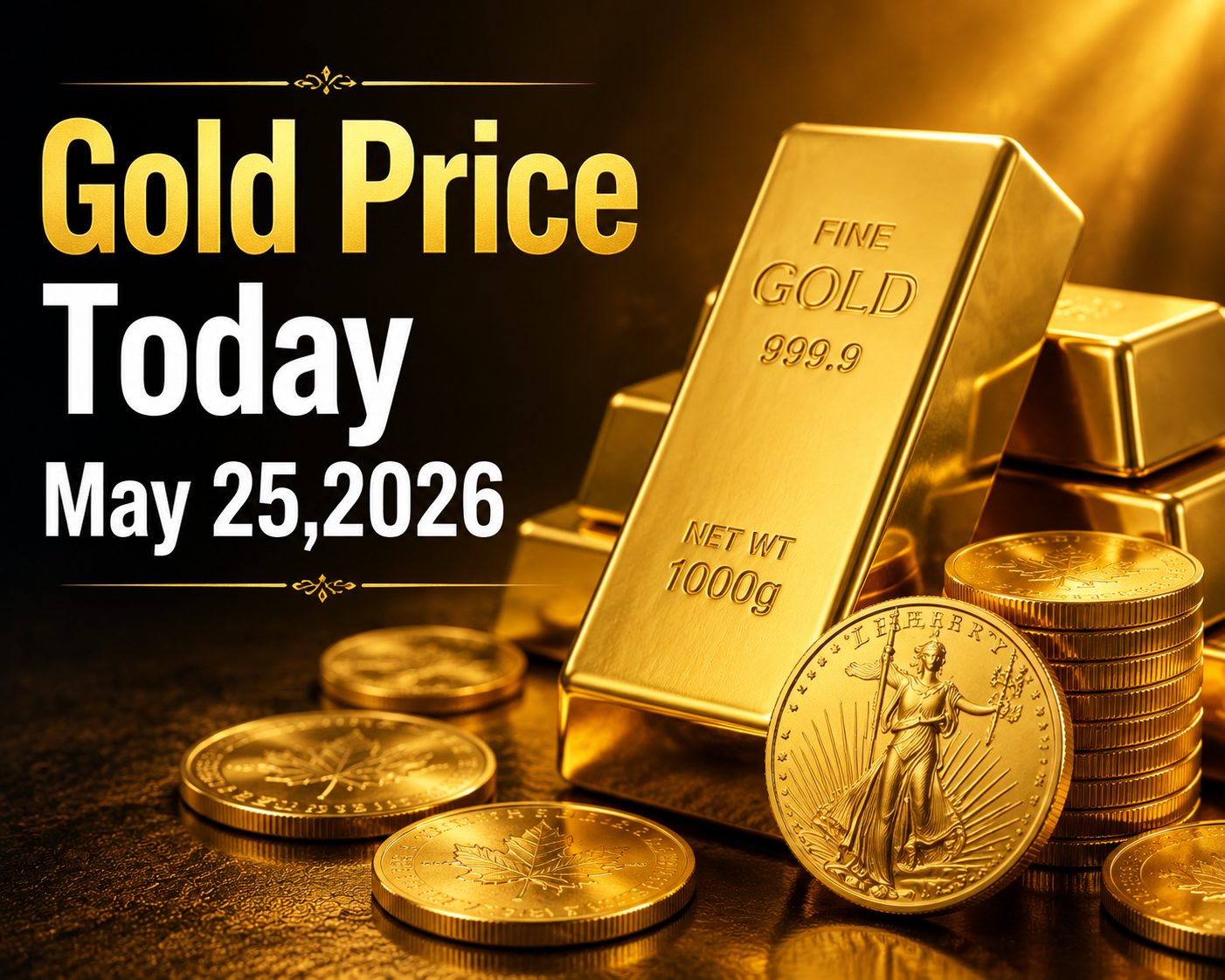 Gold Price Today – May 25, 2026: Latest Market Update & Trends