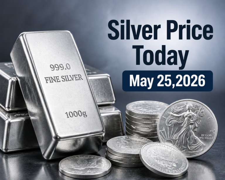 Silver Price Today – May 25, 2026: Latest Market Update & Trends