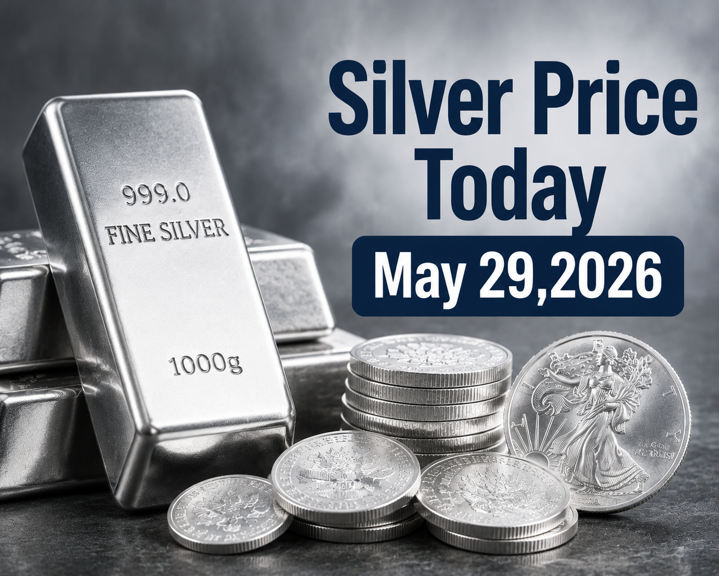 Silver Price Today – May 29, 2026: Latest Market Update & Trends