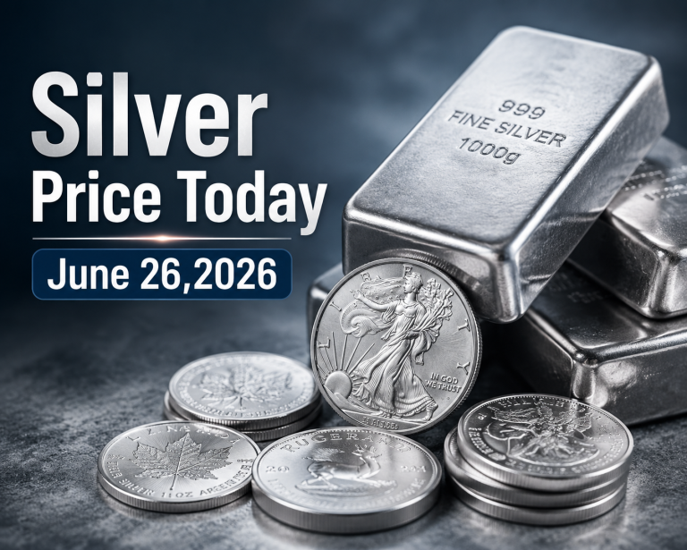 Silver Price Today – June 26, 2026: Latest Market Update & Trends