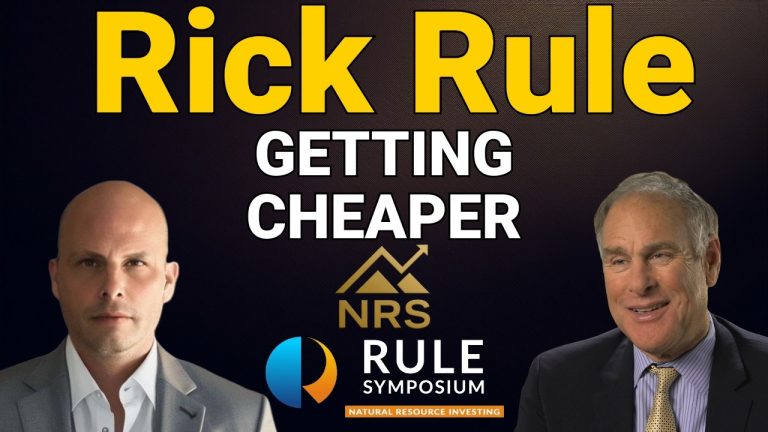 Rick Rule Says Mining Stocks Are About to Get Cheaper