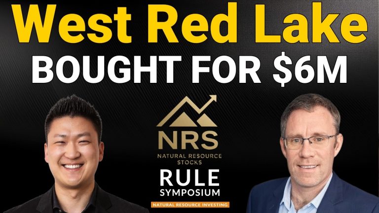 $350 Million Was Spent. West Red Lake Gold Bought It for $6 Million