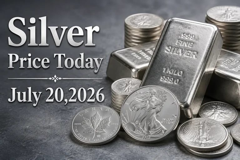 Silver Price Today – July 20, 2026: Latest Market Update & Trends
