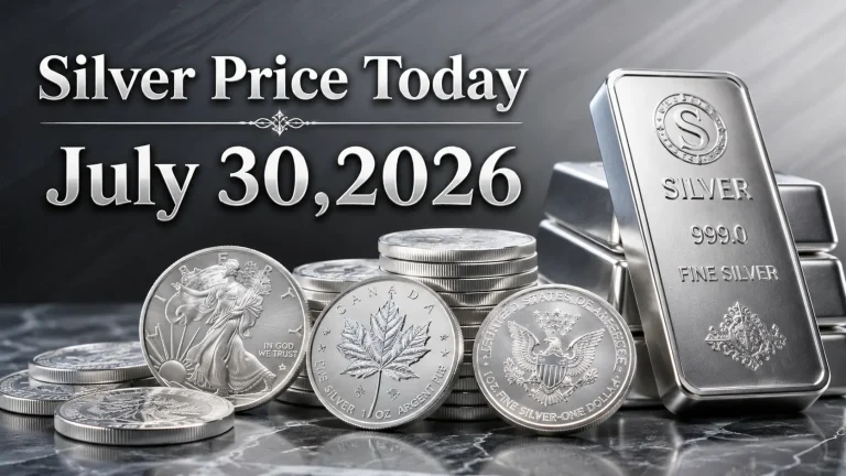 Silver Price Today – July 30, 2026: Latest Market Update & Trends