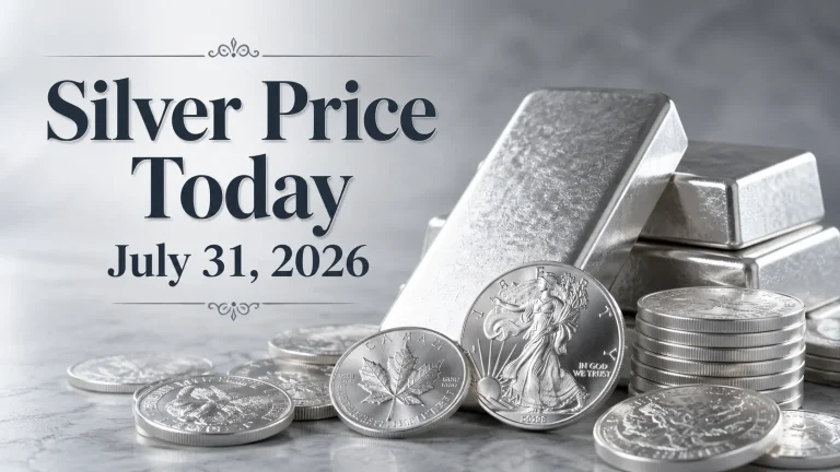 Silver Price Today – July 31, 2026: Latest Market Update & Trends