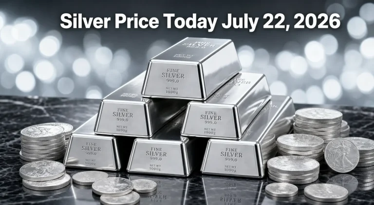Silver Price Today – July 22, 2026: Latest Market Update & Trends