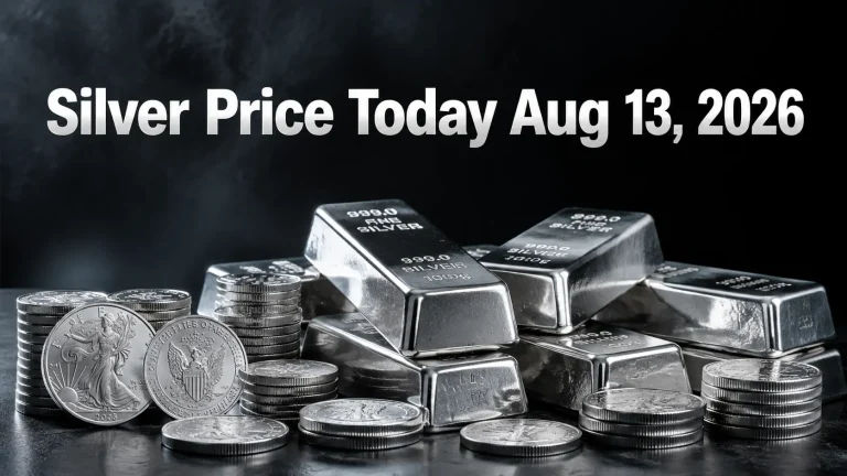 Silver Price Today – Aug 13, 2026: Latest Market Update & Trends