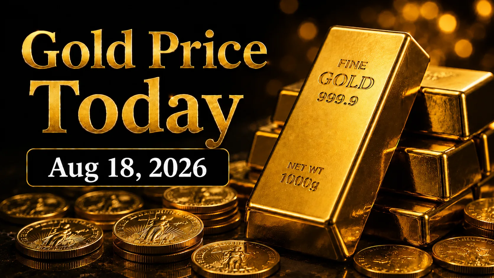 Gold Price Today, Aug 18, 2026