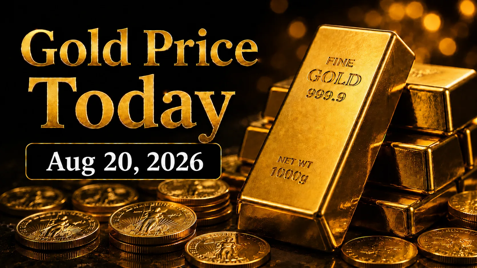 Gold Price Today – Aug 20, 2026: Latest Market Update & Trends