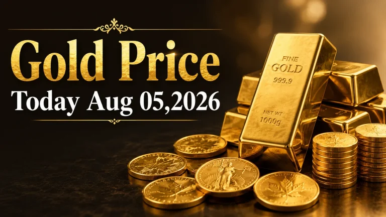 Gold Price Today Aug 05, 2026