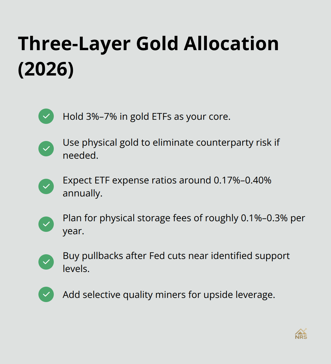 Checklist of a three-part gold allocation strategy for 2026 - gold investment insights 2026