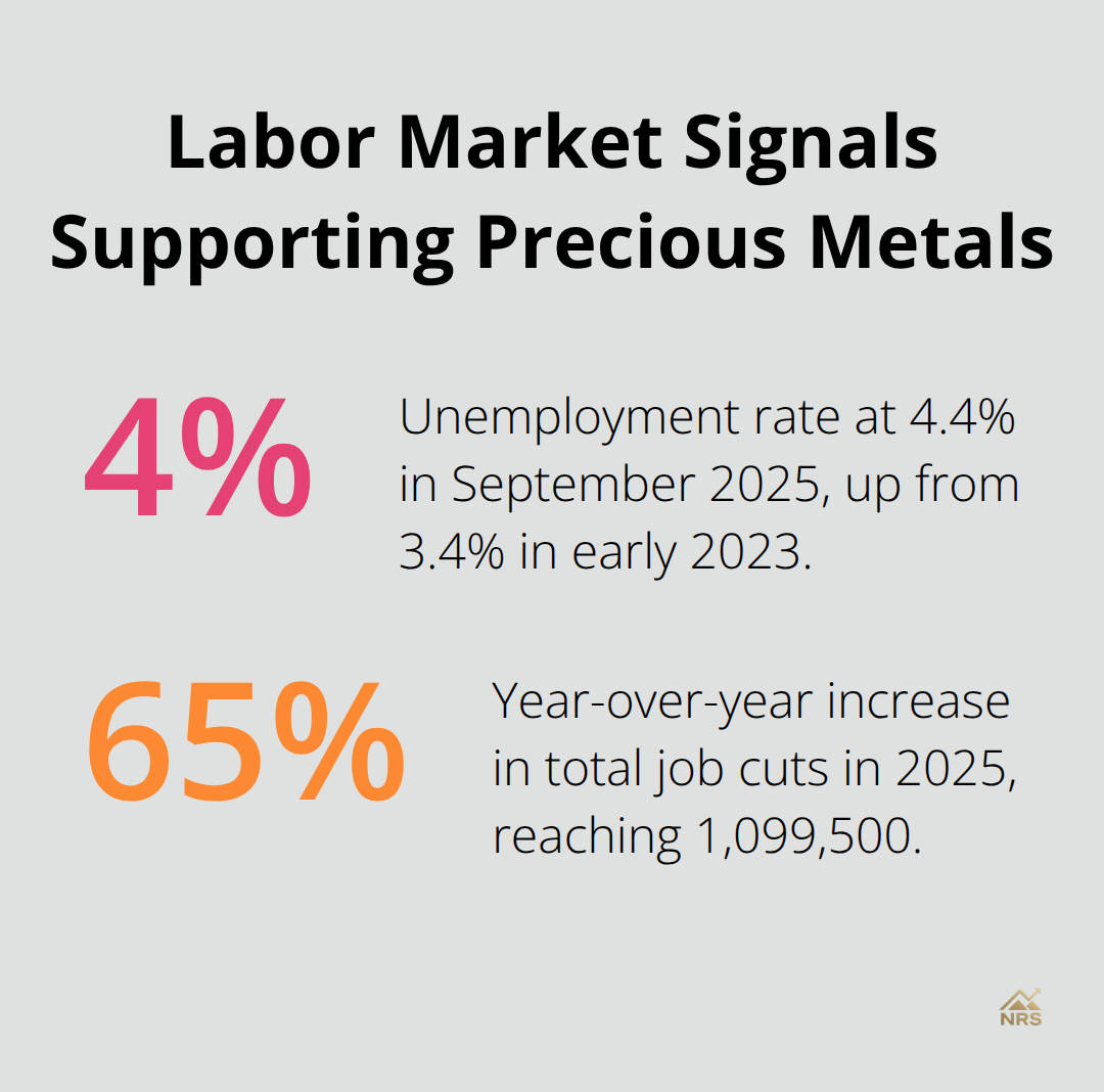 Key U.S. labor market percentages that influence Federal Reserve policy and precious metals. - precious metal forecast