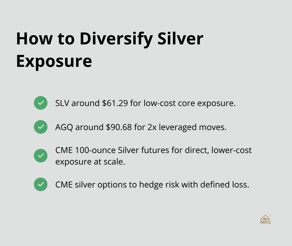 Checklist of silver investment vehicles and their roles