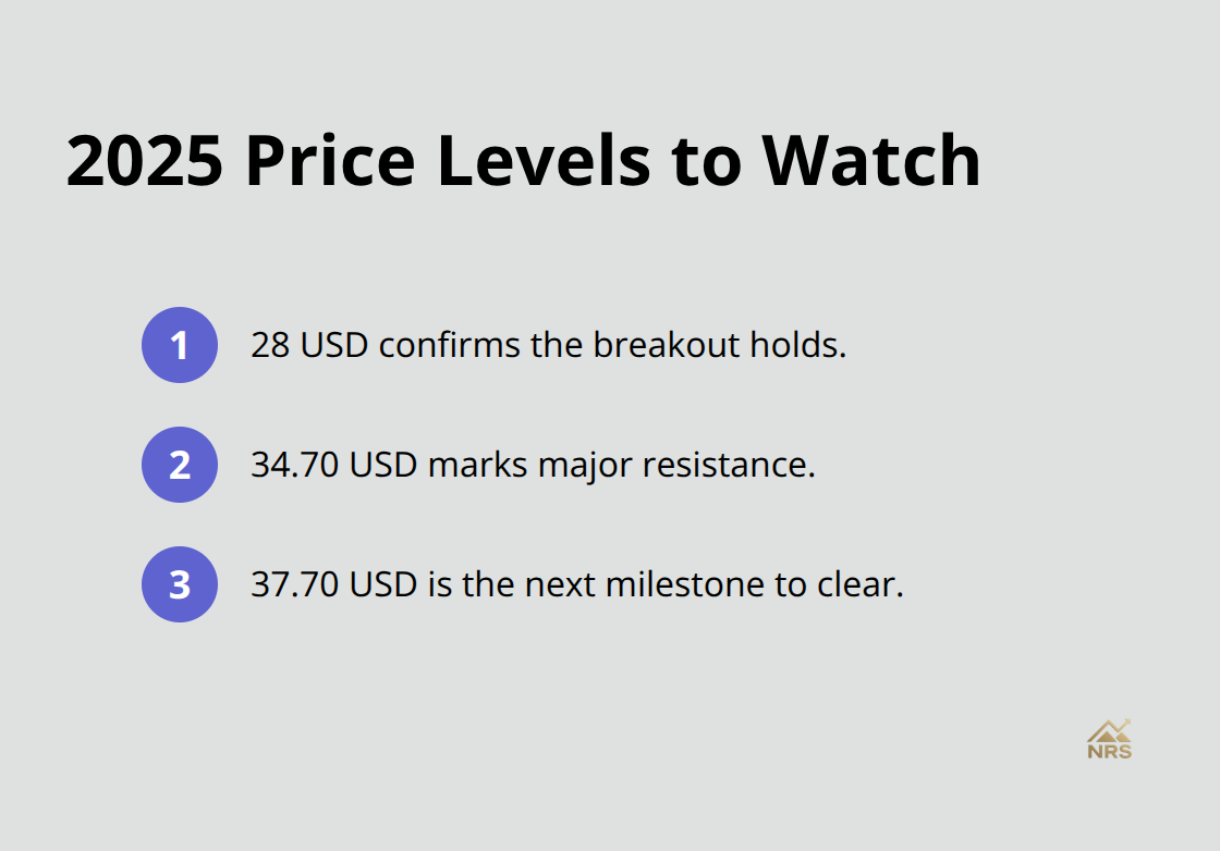 Key U.S. silver price targets and confirmations for 2025